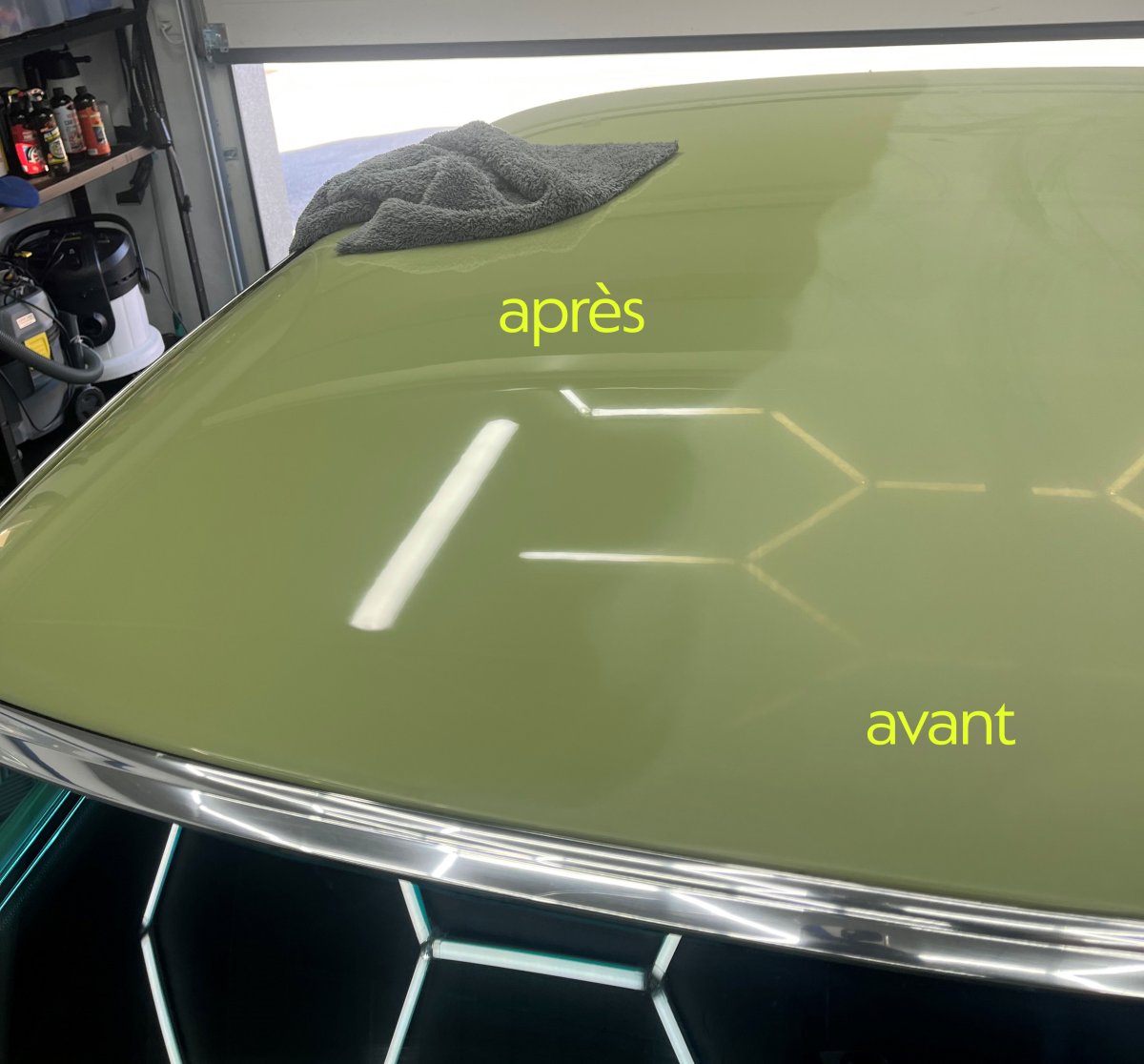 Traitement céramique sur Cupra Traitement céramique sur carrosserie